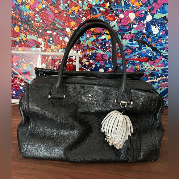 kate spade Handbags - Kate Spade Black Miriam Palmer Handbag with Tassel